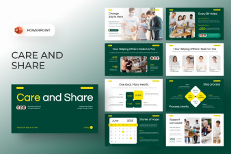 Charity Presentation PowerPoint Template